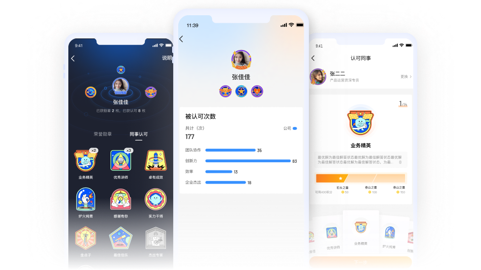 价值观荣誉认可